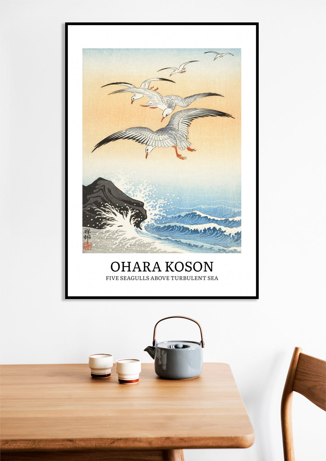 Obraz  Design Five Seagulls, Koson Vintage do Salonu