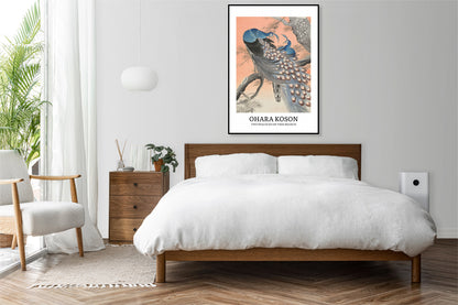 Plakat  Design Two Peacocks, Koson Vintage do Salonu