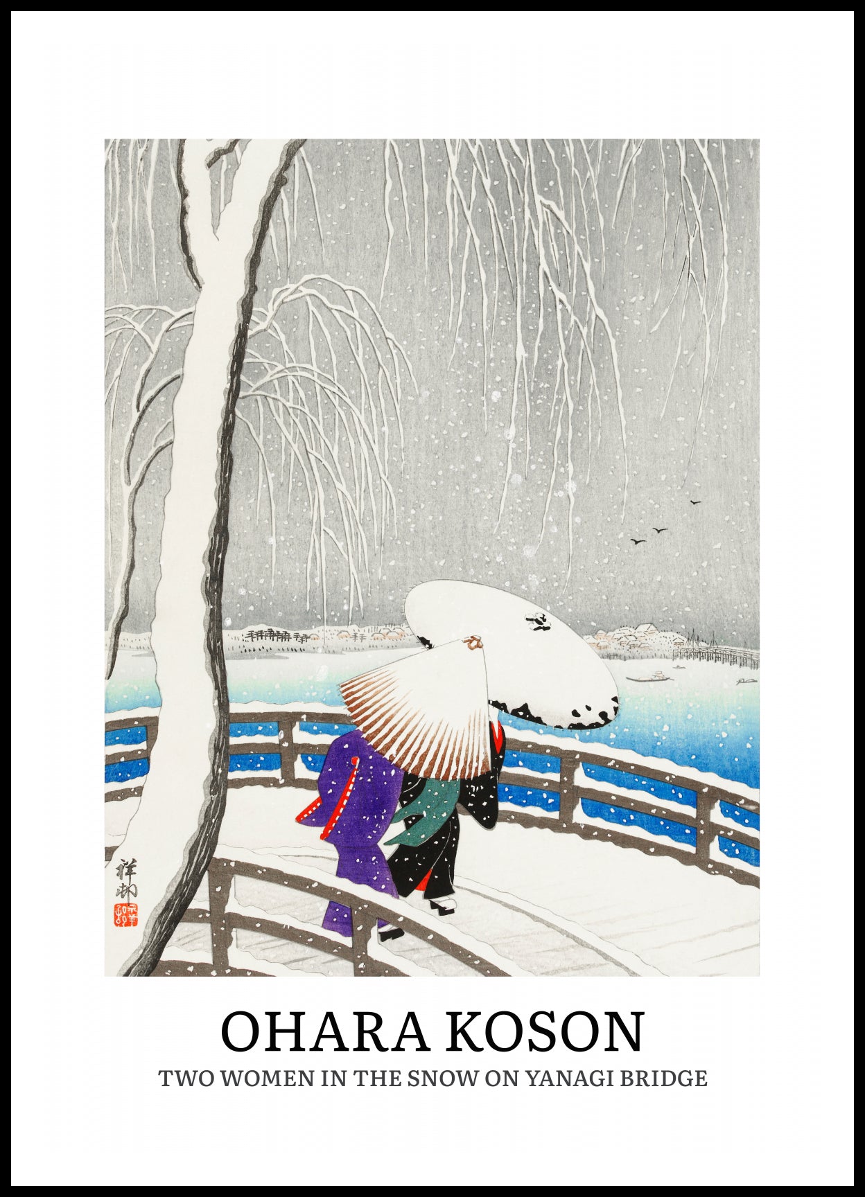 Plakat  Design Two Women, Koson Vintage do Salonu