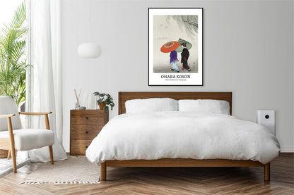 Obraz  Design Two Women Rain, Koson Vintage do Salonu