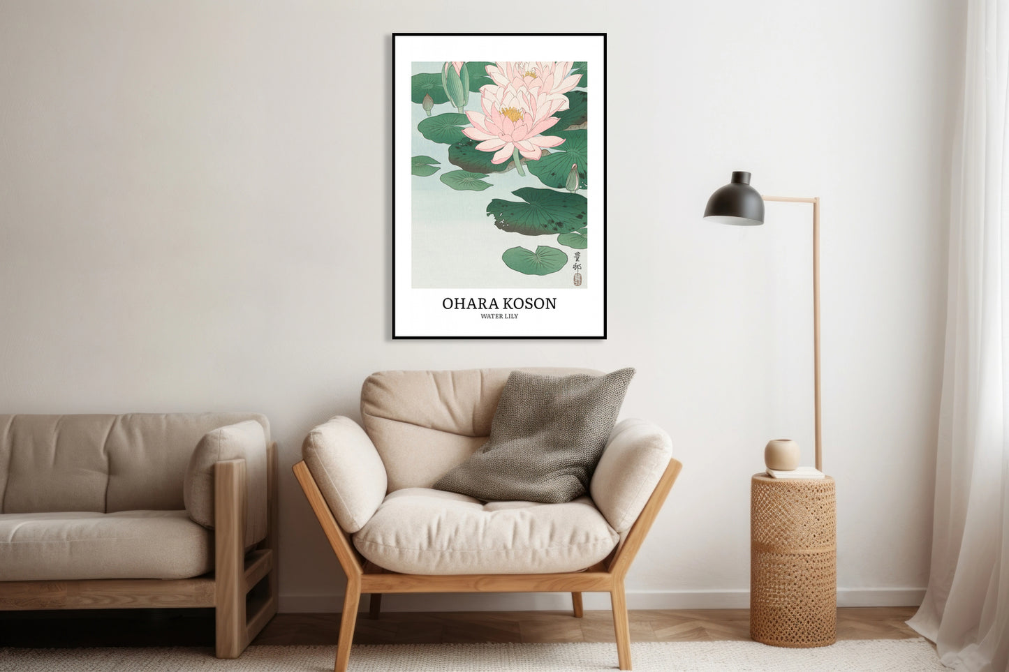 Obraz  Design Water Lily, Koson Vintage do Salonu