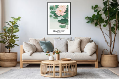 Obraz  Design Water Lily, Koson Vintage do Salonu