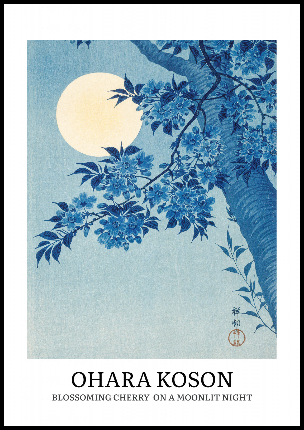Plakat  Design Blossoming Cherry, Koson Vintage do Salonu