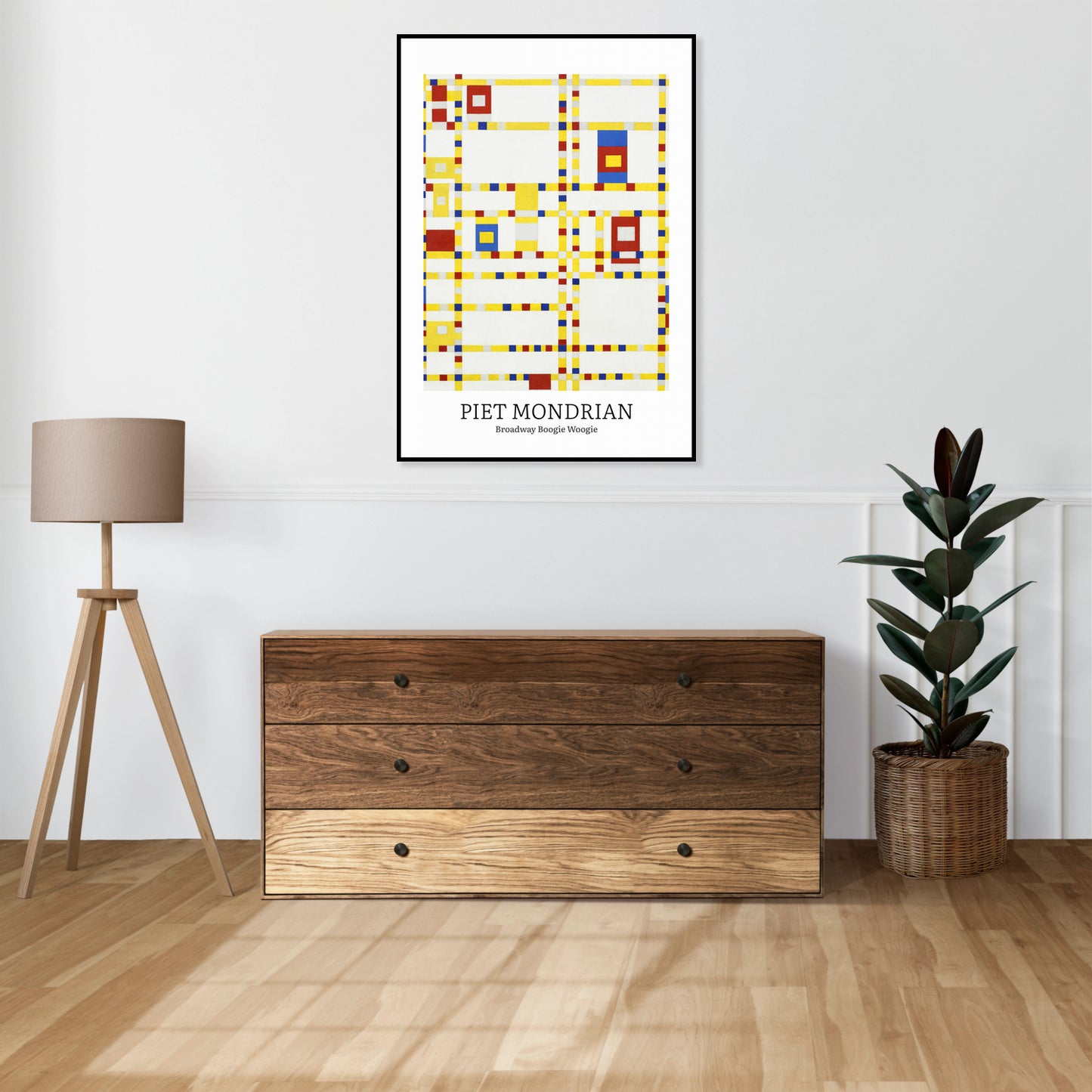 Obraz  Design Broadway, Mondrian Vintage do Salonu