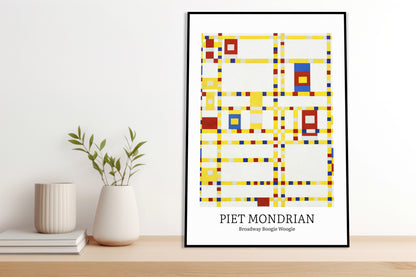 Obraz  Design Broadway, Mondrian Vintage do Salonu