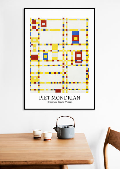 Obraz  Design Broadway, Mondrian Vintage do Salonu