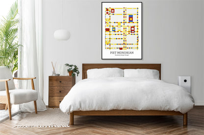 Plakat  Design Broadway, Mondrian Vintage do Salonu