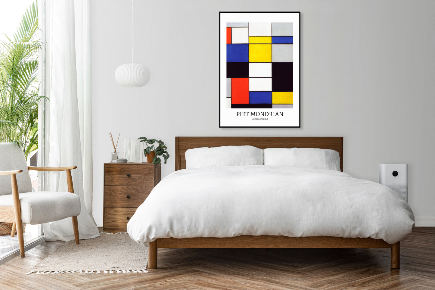 Obraz  Design Composition 2, Mondrian Vintage do Salonu