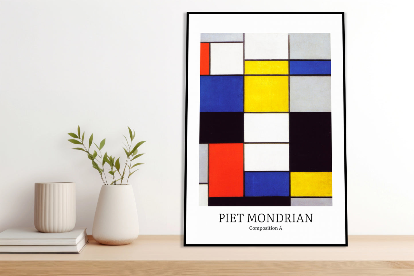 Obraz  Design Composition 2, Mondrian Vintage do Salonu