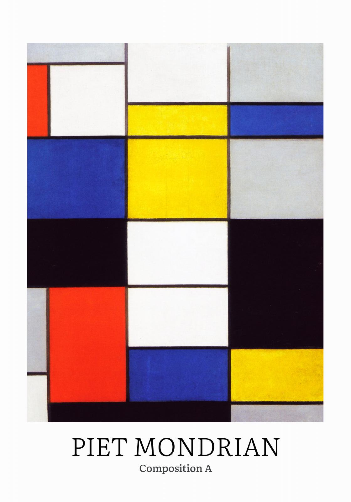 Plakat  Design Composition 2, Mondrian Vintage do Salonu