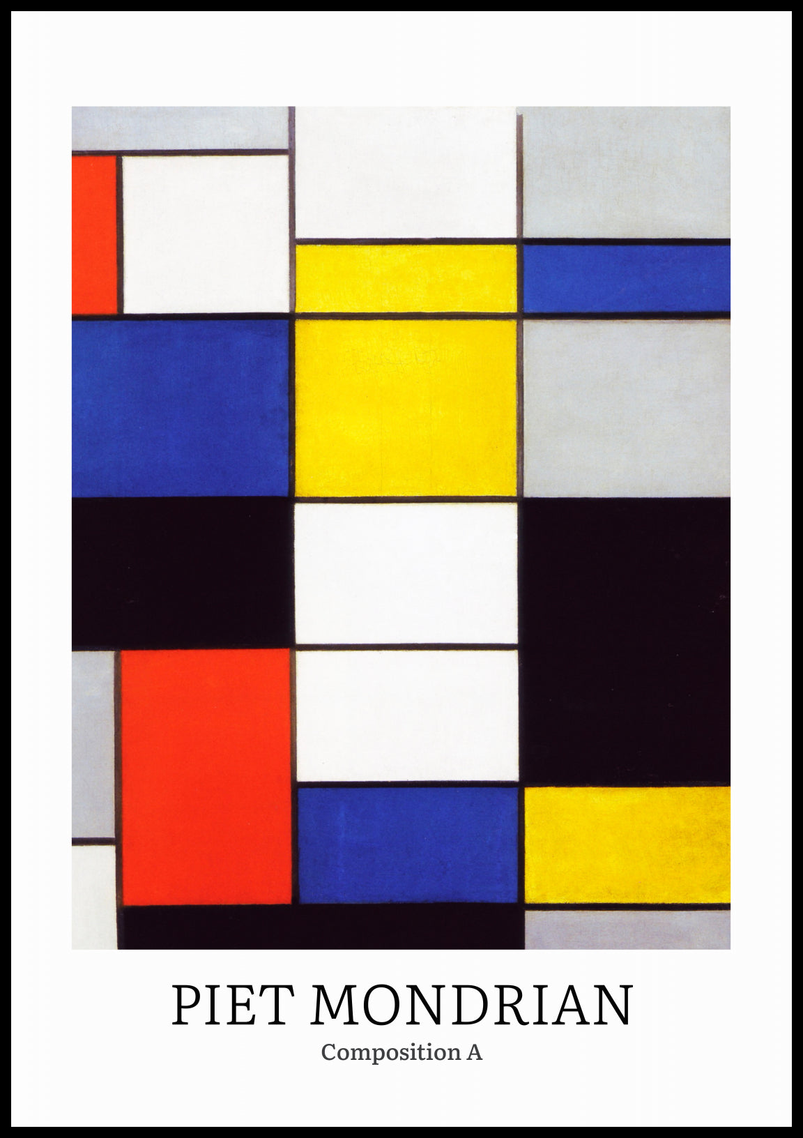 Plakat  Design Composition 2, Mondrian Vintage do Salonu