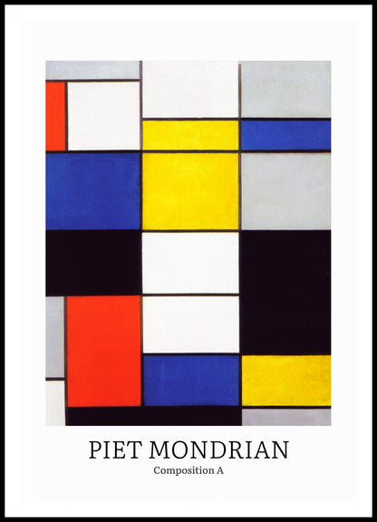 Plakat  Design Composition 2, Mondrian Vintage do Salonu