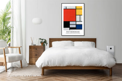 Obraz  Design Composition 3, Mondrian Vintage do Salonu