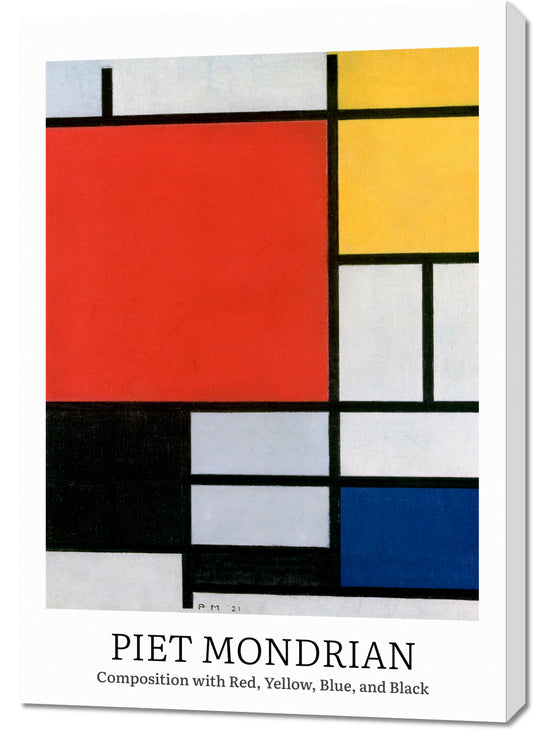 Obraz  Design Composition 3, Mondrian Vintage do Salonu