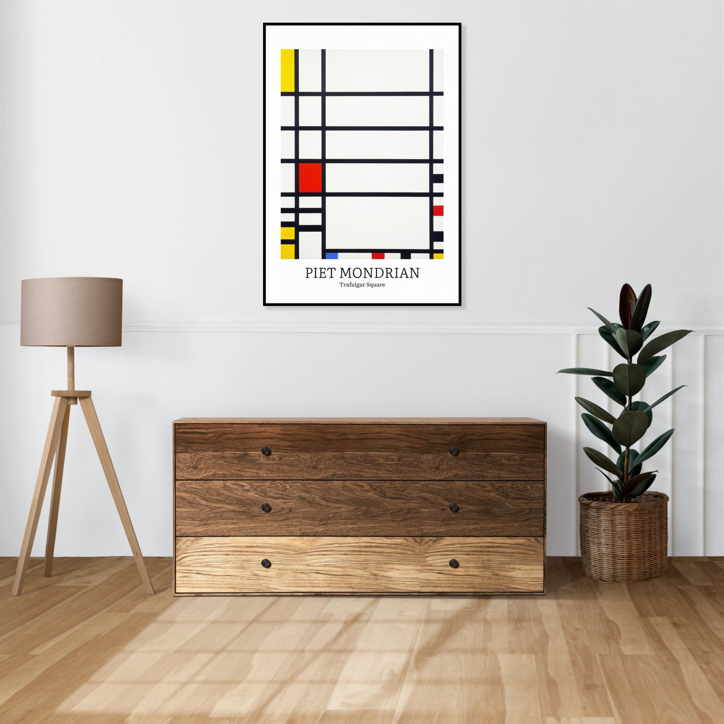 Obraz  Design Trafalgar, Mondrian Vintage do Salonu