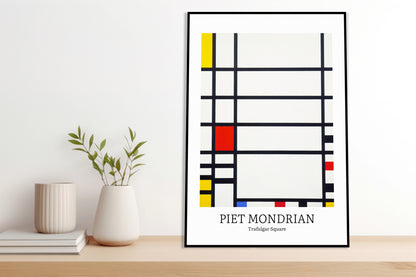 Obraz  Design Trafalgar, Mondrian Vintage do Salonu