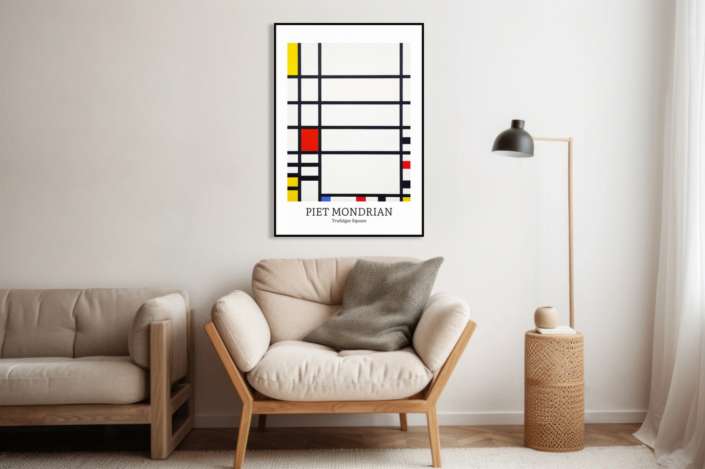 Obraz  Design Trafalgar, Mondrian Vintage do Salonu