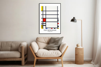 Obraz  Design Trafalgar, Mondrian Vintage do Salonu