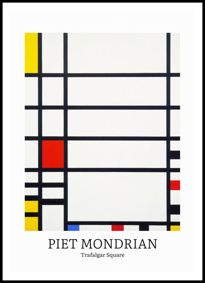 Plakat  Design Trafalgar, Mondrian Vintage do Salonu