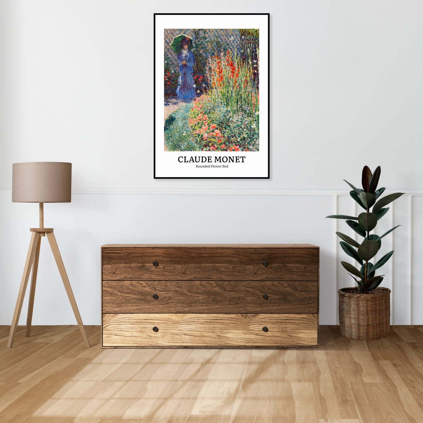 Obraz  Design Flower Bed, Monet Vintage do Salonu