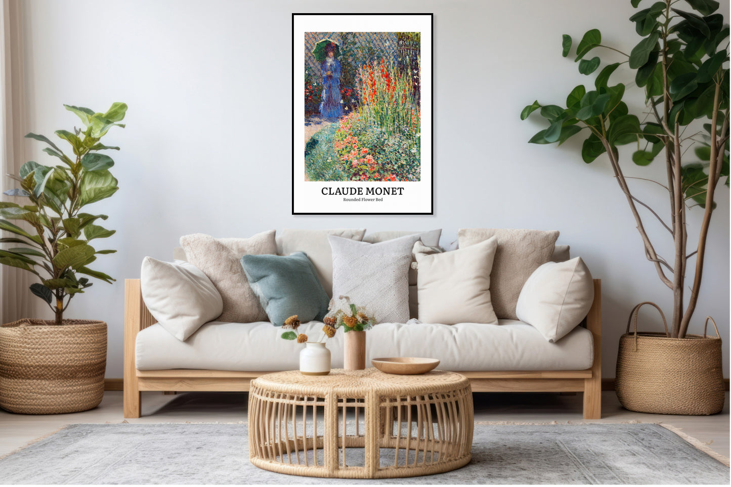 Obraz  Design Flower Bed, Monet Vintage do Salonu