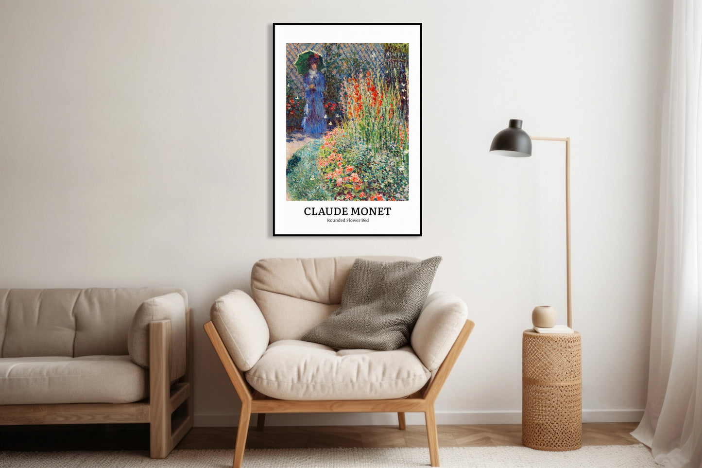 Obraz  Design Flower Bed, Monet Vintage do Salonu