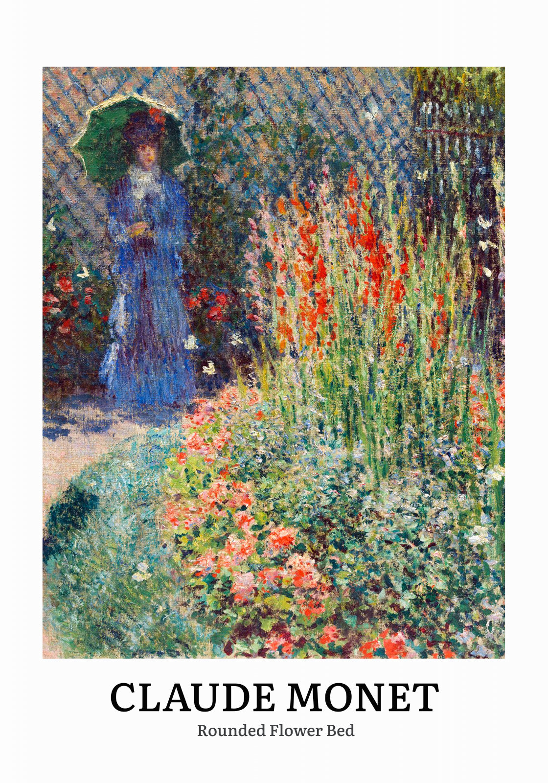 Plakat  Design Flower Bed, Monet Vintage do Salonu