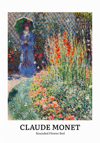 Plakat  Design Flower Bed, Monet Vintage do Salonu