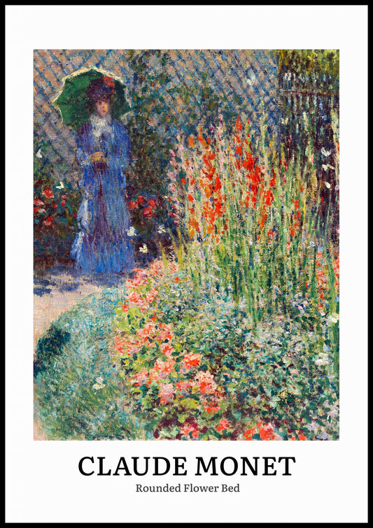 Plakat  Design Flower Bed, Monet Vintage do Salonu