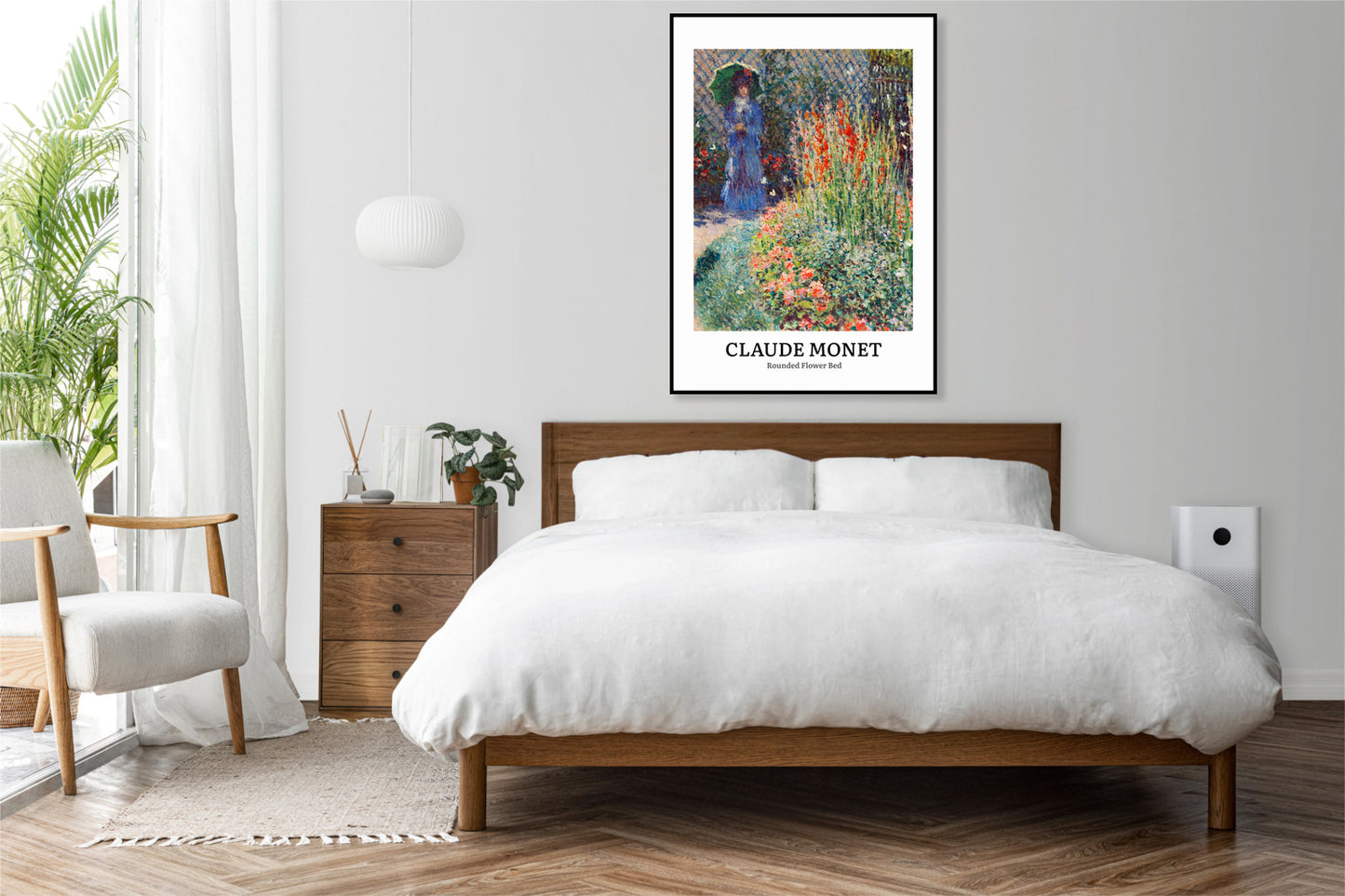Plakat  Design Flower Bed, Monet Vintage do Salonu
