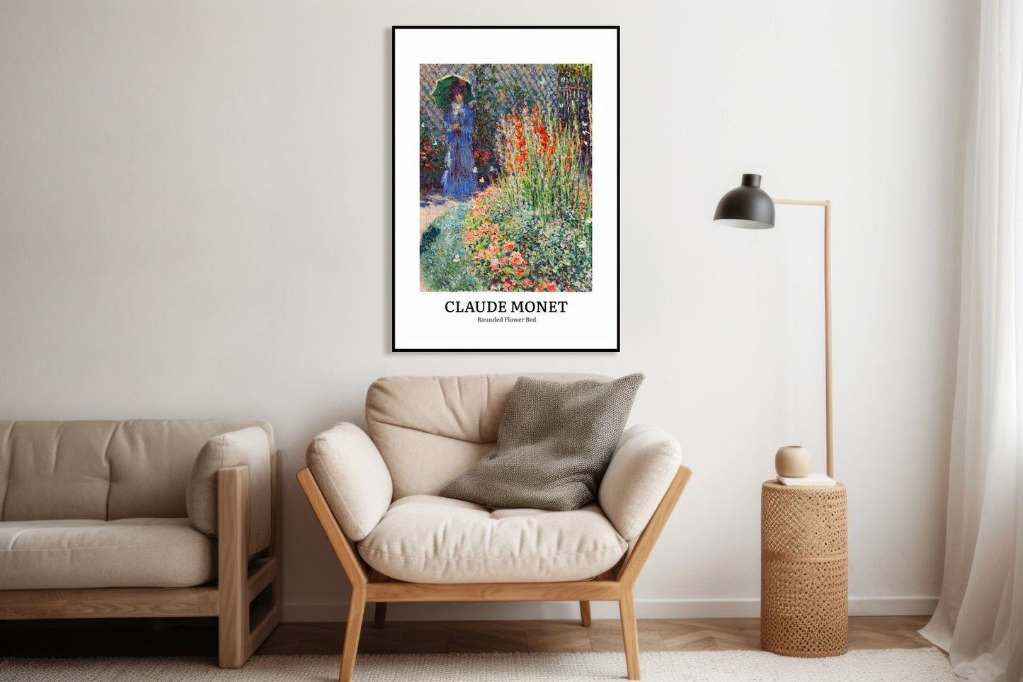 Plakat  Design Flower Bed, Monet Vintage do Salonu