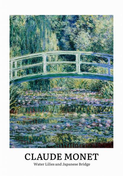 Plakat  Design Water Lillies, Monet Vintage do Salonu