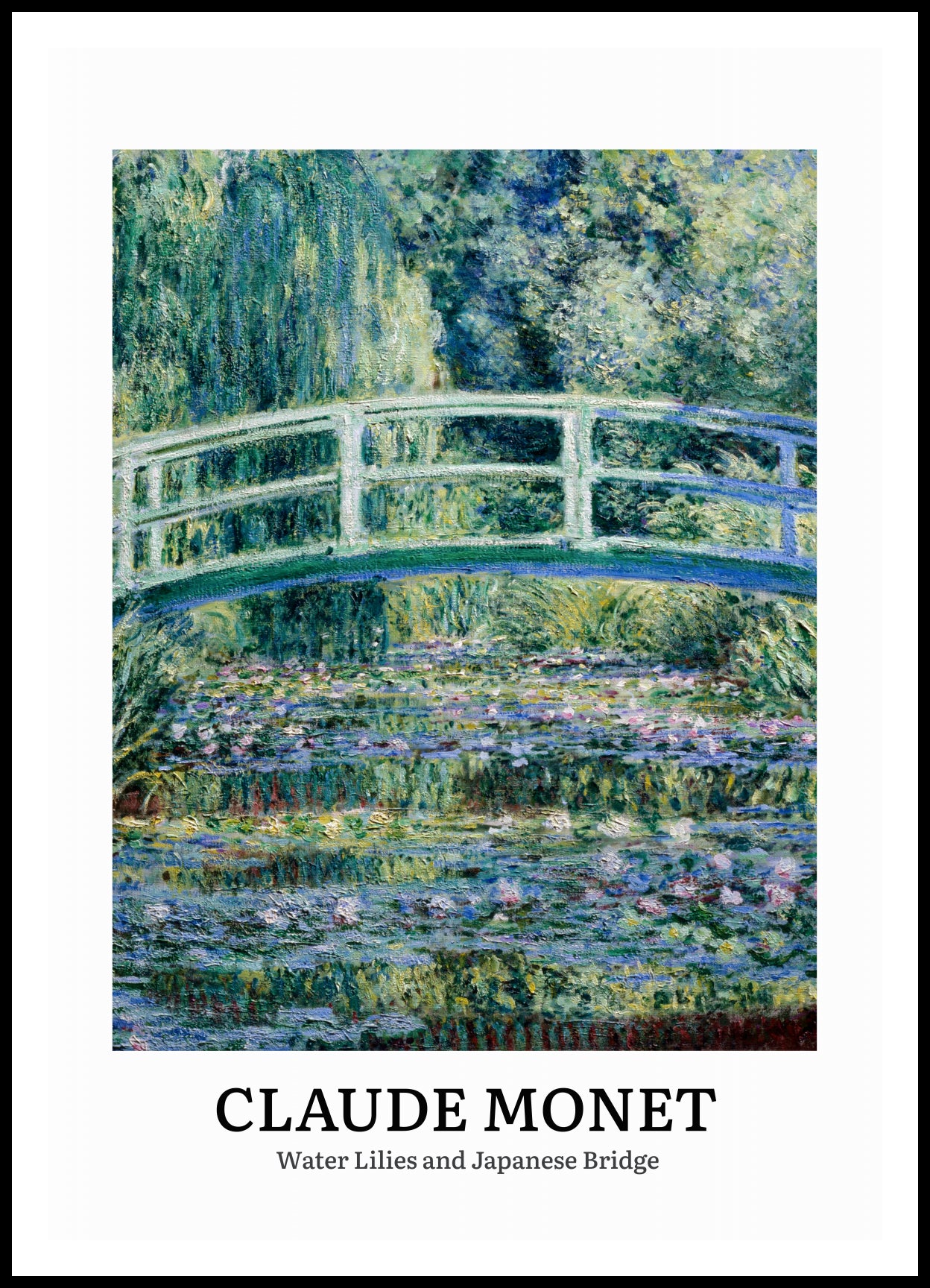 Plakat  Design Water Lillies, Monet Vintage do Salonu