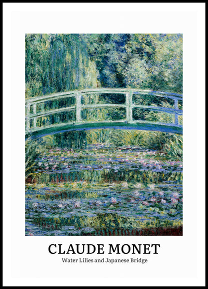 Plakat  Design Water Lillies, Monet Vintage do Salonu