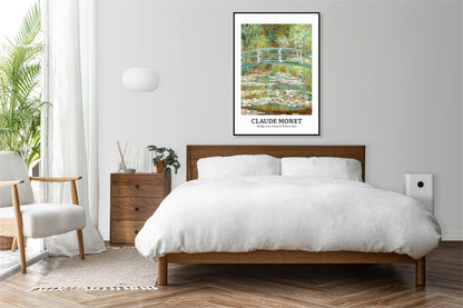 Obraz  Design Bridge Over a Pond, Monet Vintage do Salonu