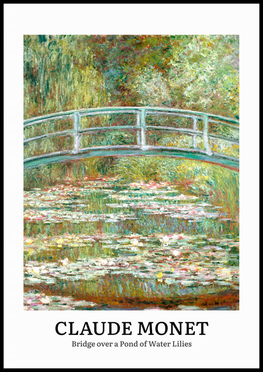 Plakat  Design Bridge Over a Pond, Monet Vintage do Salonu