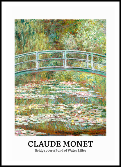 Plakat  Design Bridge Over a Pond, Monet Vintage do Salonu