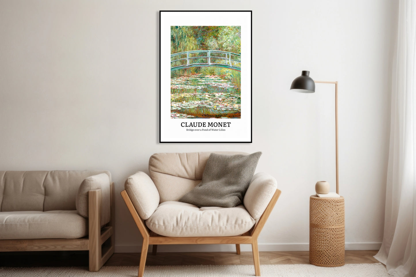 Plakat  Design Bridge Over a Pond, Monet Vintage do Salonu