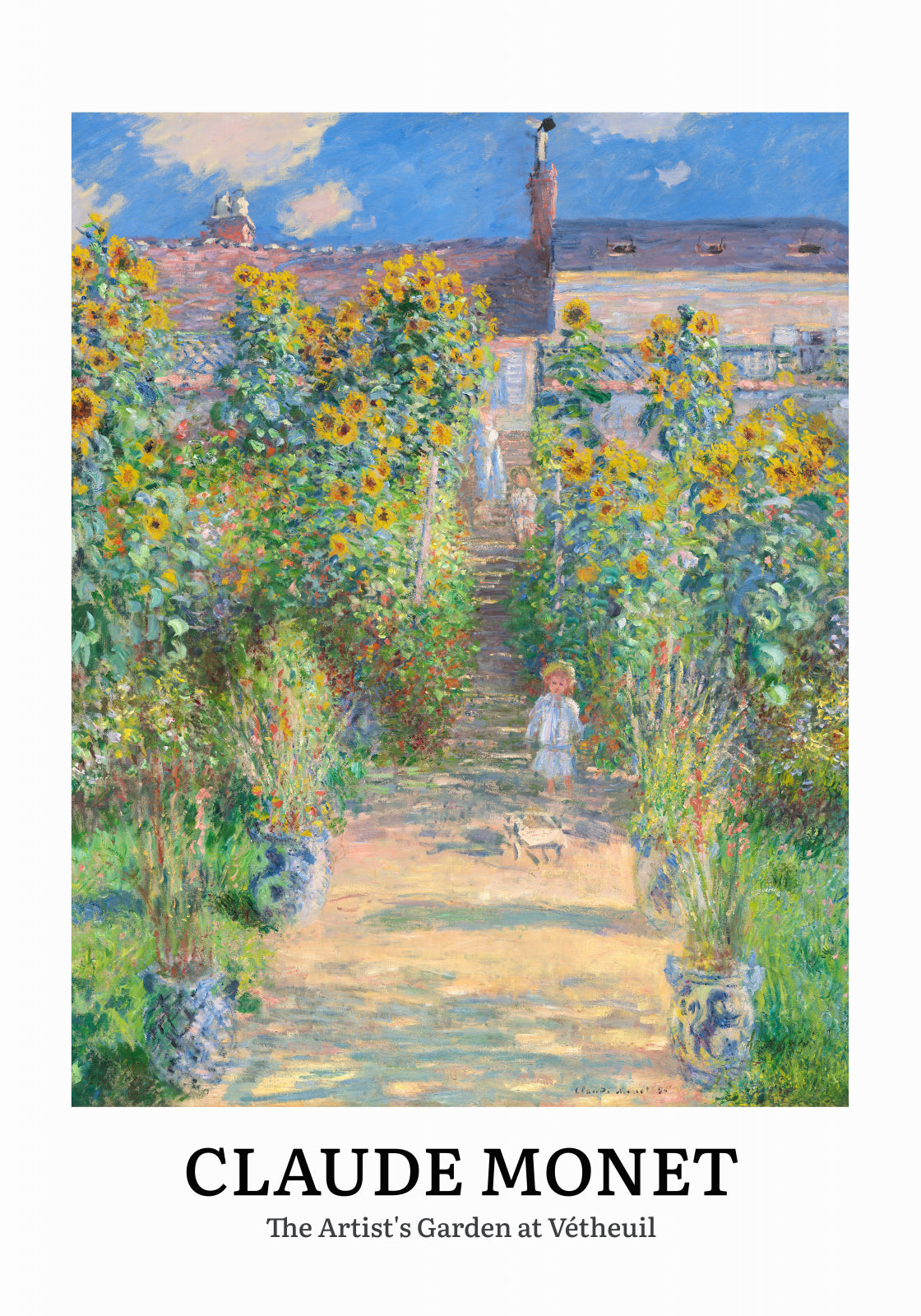 Plakat  Design Artist Garden, Monet Vintage do Salonu