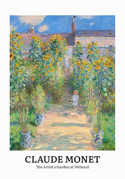 Plakat  Design Artist Garden, Monet Vintage do Salonu