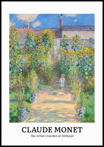 Plakat  Design Artist Garden, Monet Vintage do Salonu
