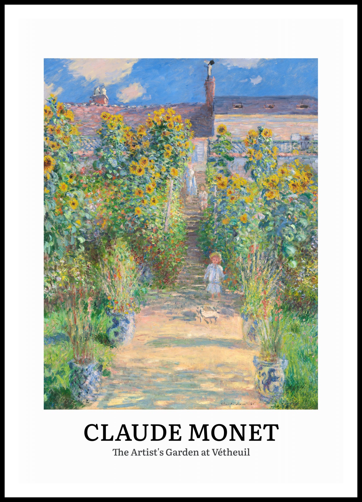 Plakat  Design Artist Garden, Monet Vintage do Salonu