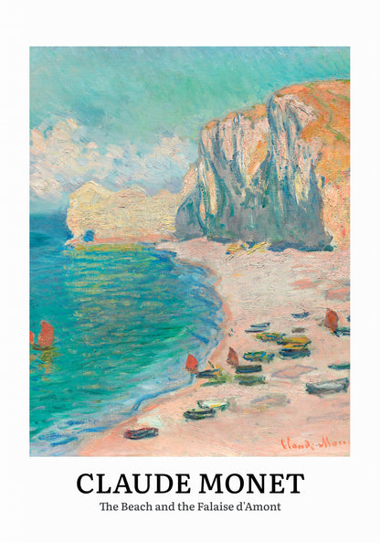 Plakat  Design The Beach, Monet Vintage do Salonu