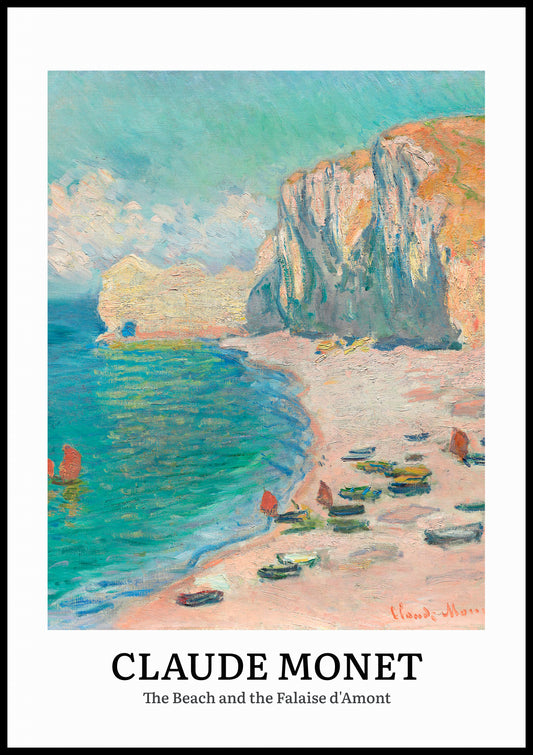 Plakat  Design The Beach, Monet Vintage do Salonu