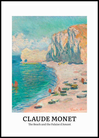 Plakat  Design The Beach, Monet Vintage do Salonu