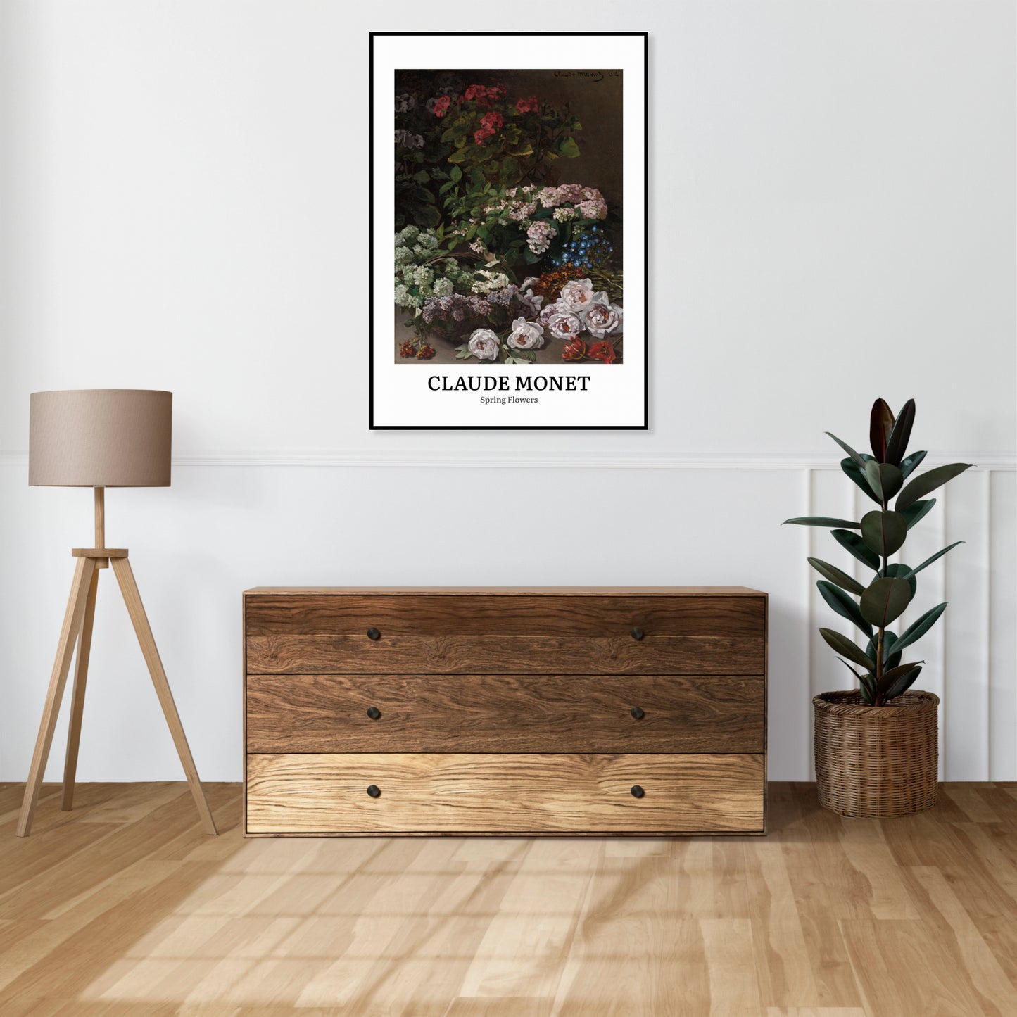 Obraz  Design Spring Flowers, Monet Vintage do Salonu