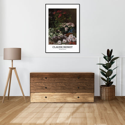 Obraz  Design Spring Flowers, Monet Vintage do Salonu