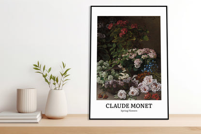 Obraz  Design Spring Flowers, Monet Vintage do Salonu