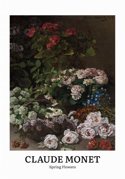 Plakat  Design Spring Flowers, Monet Vintage do Salonu
