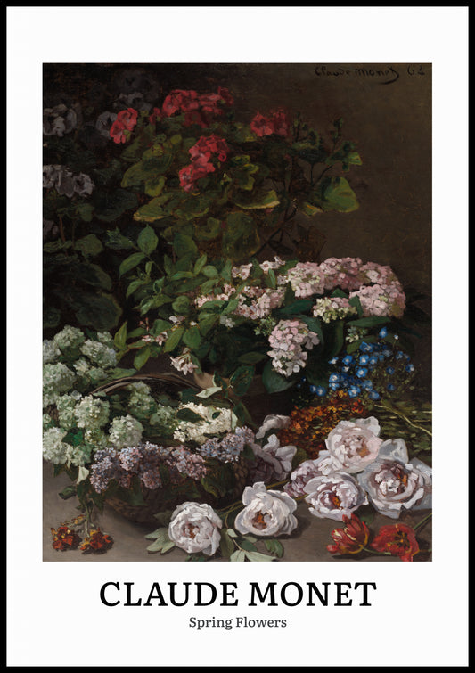 Plakat  Design Spring Flowers, Monet Vintage do Salonu